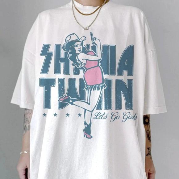 Gildan Other - Shania Twain Album Let_S Go Girls T-Shirt, Shania Twain Shirt T-Shirt